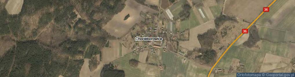 Zdjęcie satelitarne Chocieborowice ul.