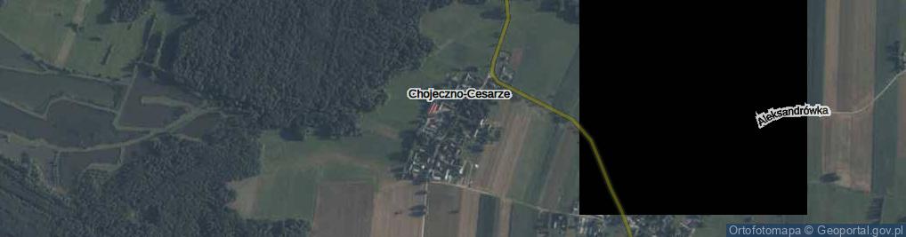 Zdjęcie satelitarne Chojeczno-Cesarze ul.