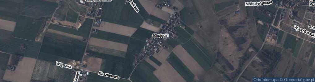 Zdjęcie satelitarne Chojęcin ul.