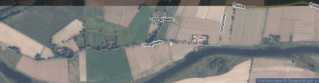 Zdjęcie satelitarne Chorążówka ul.