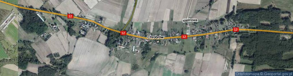 Zdjęcie satelitarne Chrobrów ul.