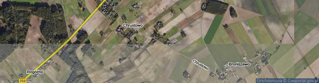Zdjęcie satelitarne Chrustowo ul.