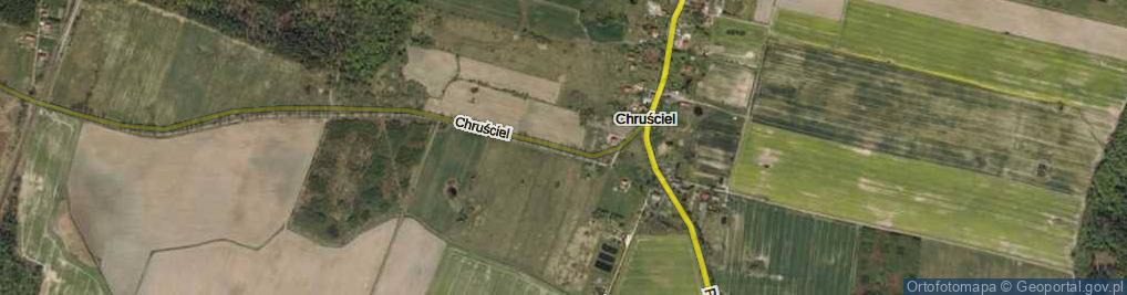 Zdjęcie satelitarne Chruściel ul.