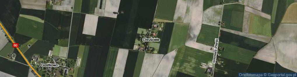 Zdjęcie satelitarne Chruściele ul.