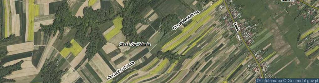 Zdjęcie satelitarne Chrzanów-Kolonia ul.