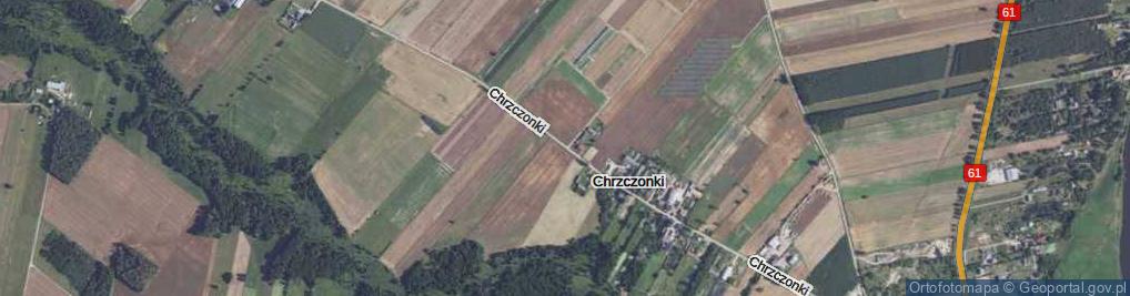 Zdjęcie satelitarne Chrzczonki ul.