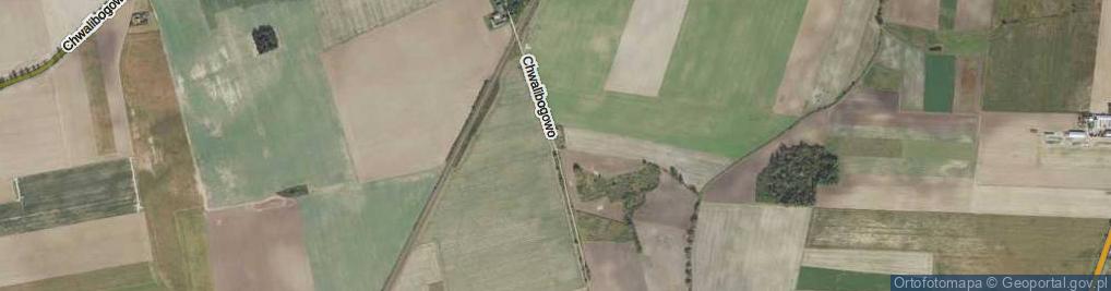 Zdjęcie satelitarne Chwalibogowo ul.