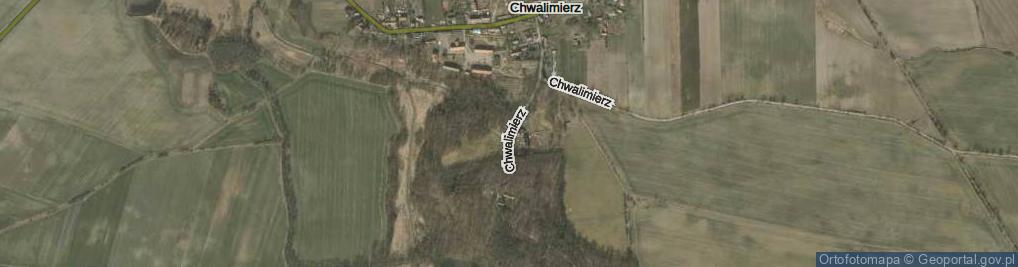 Zdjęcie satelitarne Chwalimierz ul.