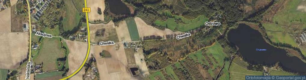 Zdjęcie satelitarne Chwałka ul.