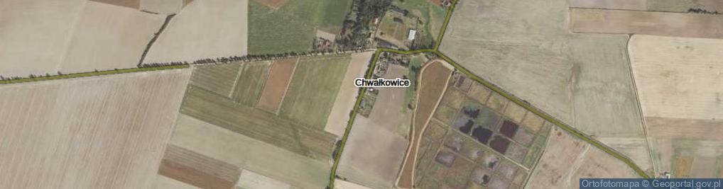 Zdjęcie satelitarne Chwałkowice ul.