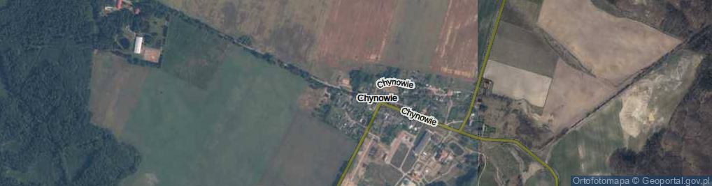 Zdjęcie satelitarne Chynowie ul.