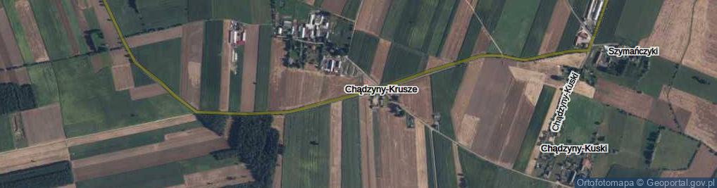 Zdjęcie satelitarne Chądzyny-Krusze ul.