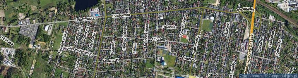 Zdjęcie satelitarne Chopina Fryderyka ul.