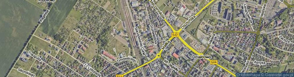 Zdjęcie satelitarne Chopina Fryderyka ul.