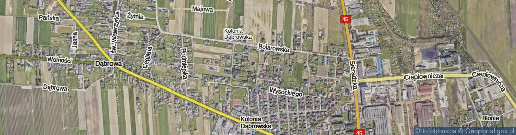Zdjęcie satelitarne Chłopickiego Józefa, gen. ul.