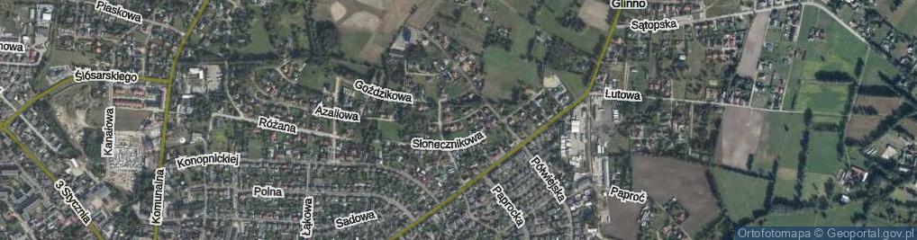 Zdjęcie satelitarne Chabrowa ul.