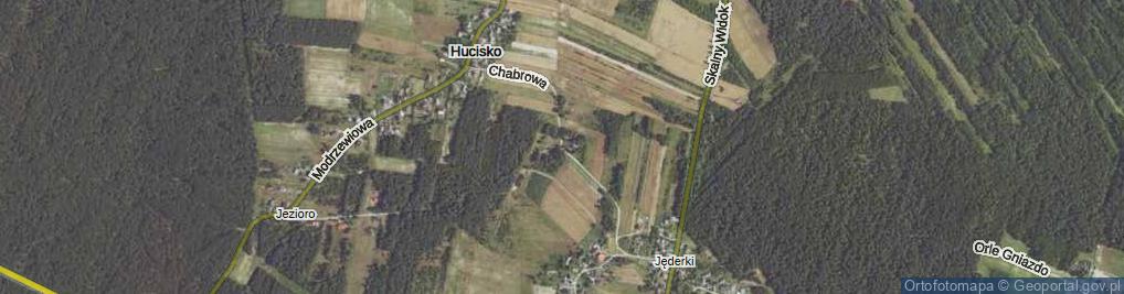 Zdjęcie satelitarne Chabrowa ul.