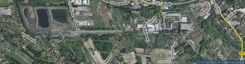 Zdjęcie satelitarne Chlebowa ul.