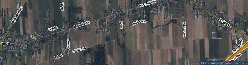 Zdjęcie satelitarne Chabrowa ul.