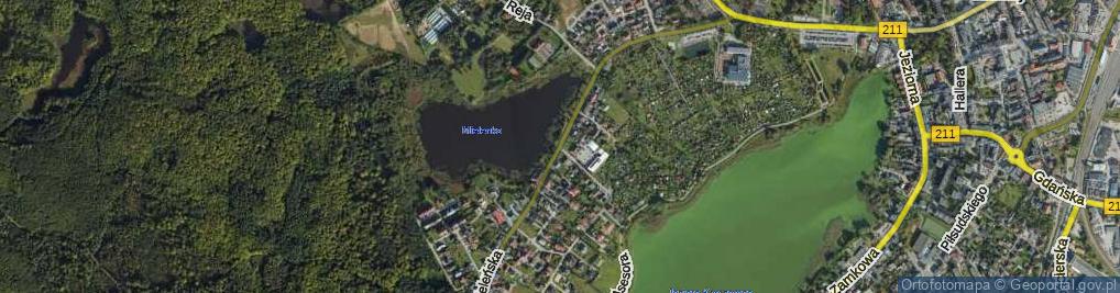 Zdjęcie satelitarne Chmieleńska ul.