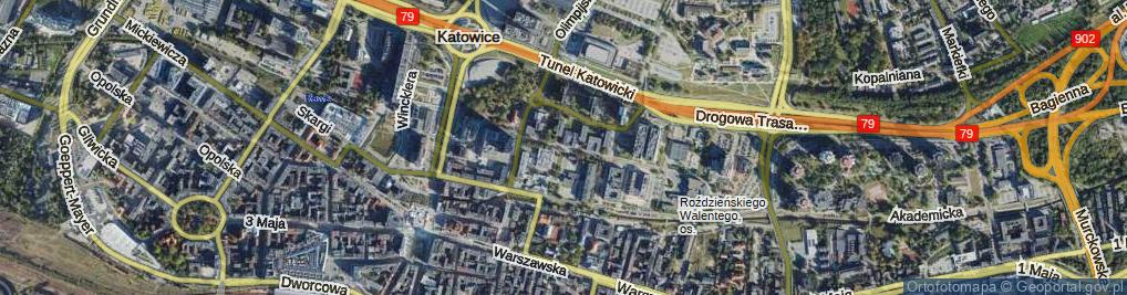 Zdjęcie satelitarne Chełkowskiego Augusta, prof. ul.