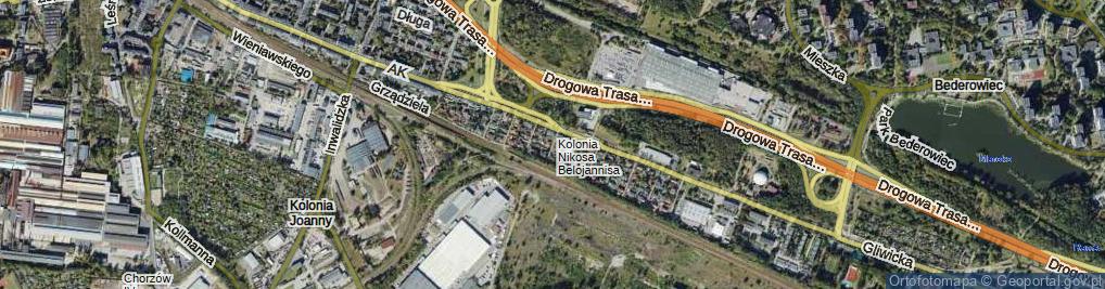 Zdjęcie satelitarne Cholewy Jerzego ul.