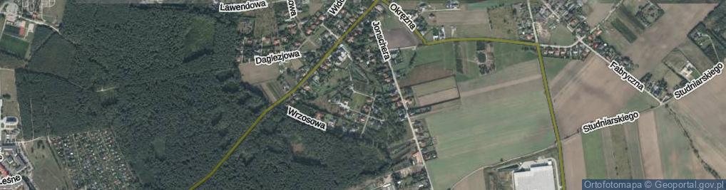 Zdjęcie satelitarne Chabrowa ul.