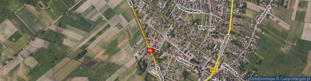 Zdjęcie satelitarne Chwalczewskiego Piotra ul.