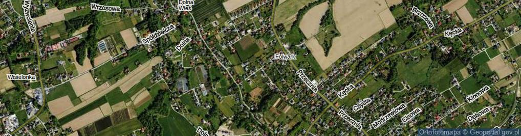 Zdjęcie satelitarne Chabrowa ul.