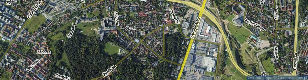Zdjęcie satelitarne Chłodna ul.
