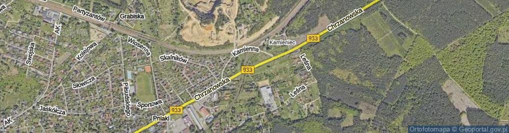 Zdjęcie satelitarne Chrzanowska ul.