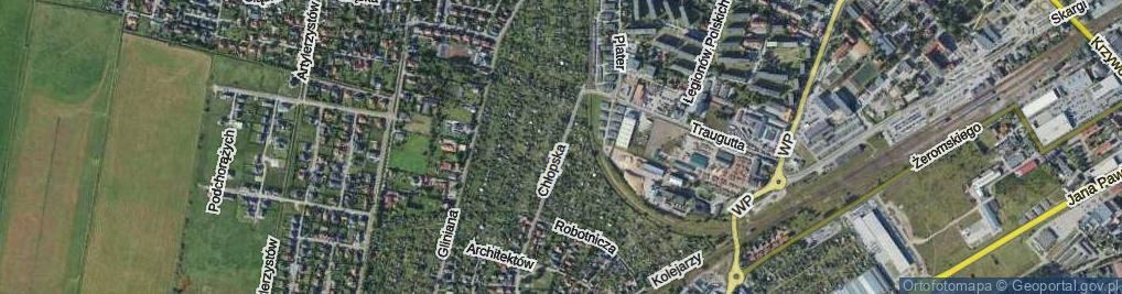 Zdjęcie satelitarne Chłopska ul.