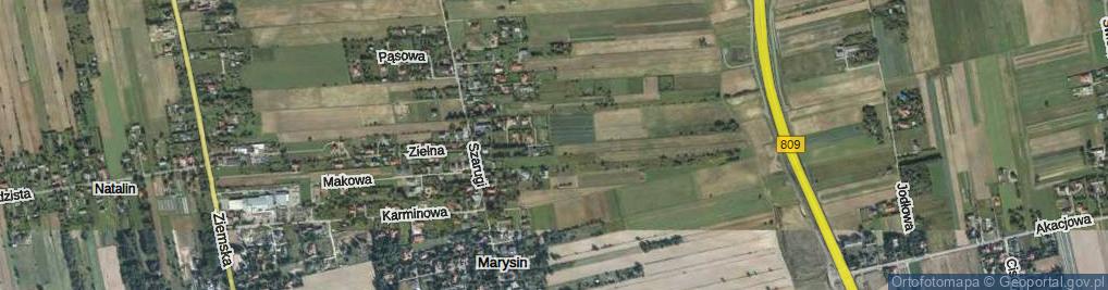 Zdjęcie satelitarne Chmielna ul.