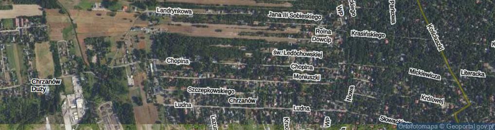 Zdjęcie satelitarne Chopina Fryderyka ul.