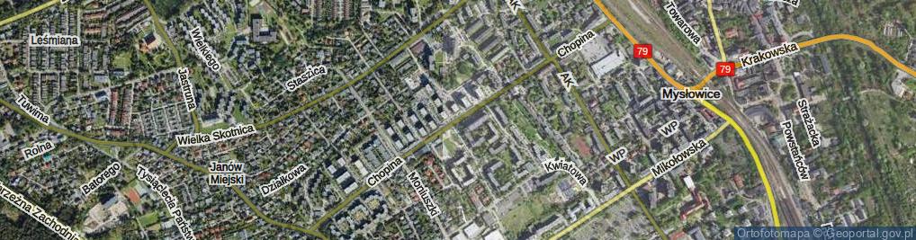 Zdjęcie satelitarne Chopina Fryderyka ul.