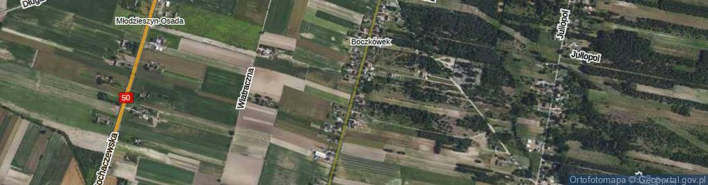 Zdjęcie satelitarne Chodakowska ul.