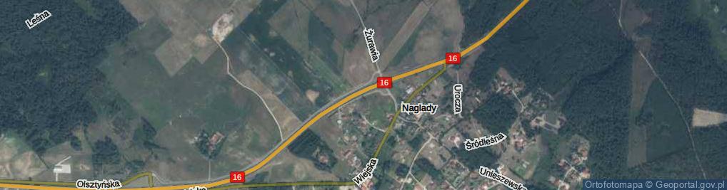 Zdjęcie satelitarne Chabrowa ul.