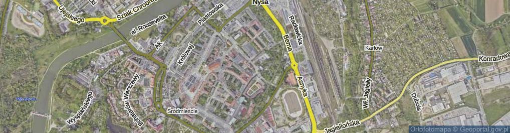 Zdjęcie satelitarne Chodowieckiego Daniela ul.