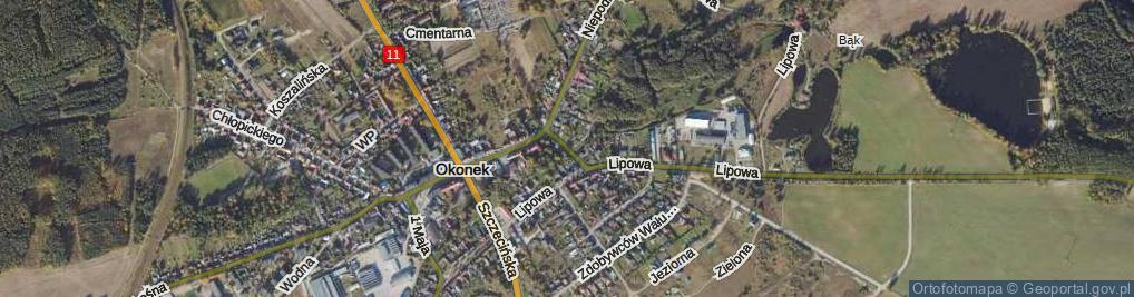 Zdjęcie satelitarne Chojnicka ul.