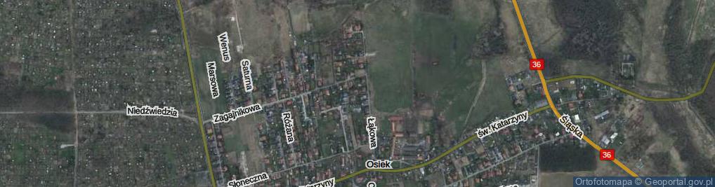 Zdjęcie satelitarne Chabrowa ul.