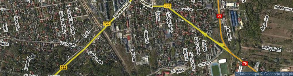 Zdjęcie satelitarne Chopina Fryderyka ul.