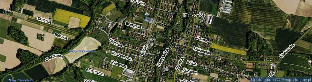 Zdjęcie satelitarne Chmielna ul.