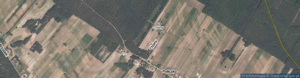 Zdjęcie satelitarne Choiny ul.