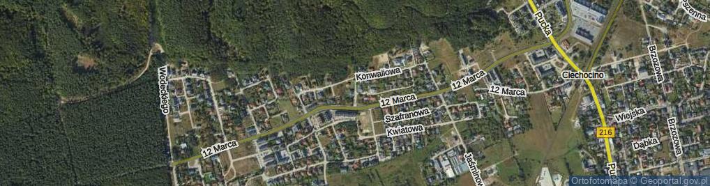 Zdjęcie satelitarne Chabrowa ul.