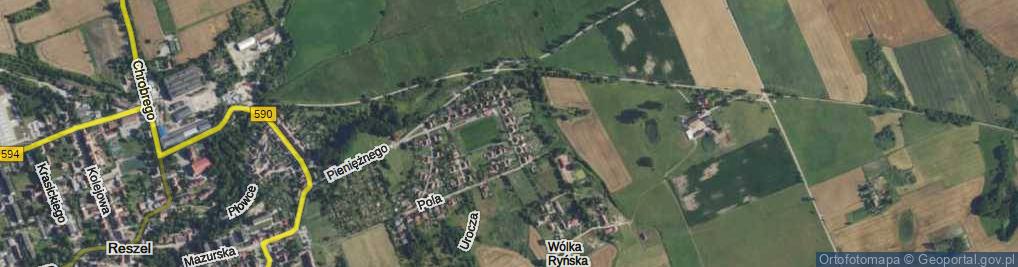 Zdjęcie satelitarne Chopina Fryderyka ul.