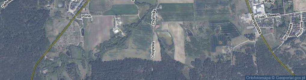 Zdjęcie satelitarne Chojnicka ul.