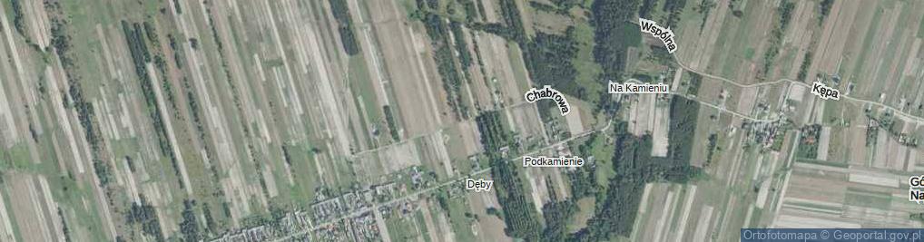 Zdjęcie satelitarne Chabrowa ul.