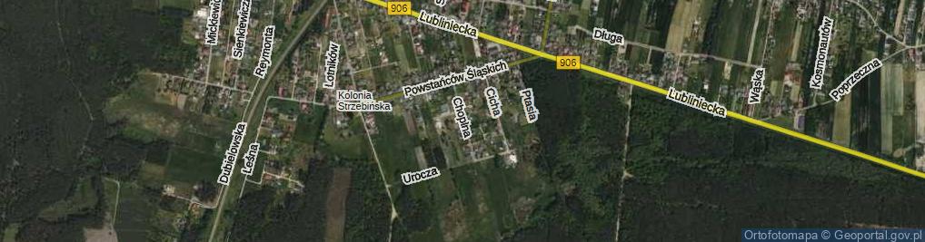 Zdjęcie satelitarne Chopina Fryderyka ul.