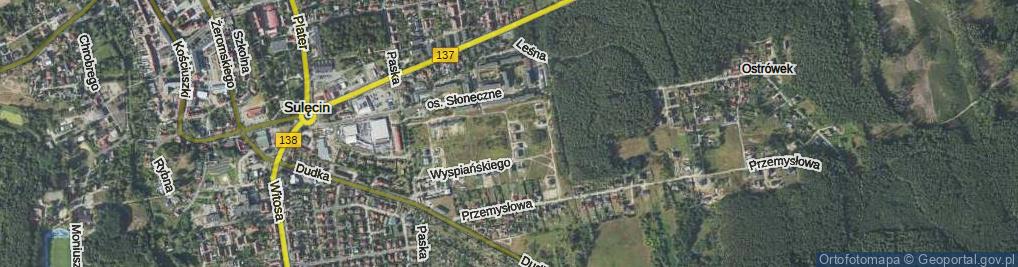 Zdjęcie satelitarne Chełmońskiego Józefa ul.