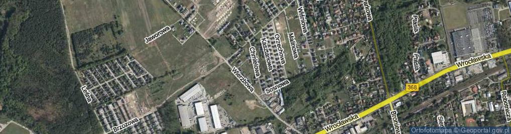 Zdjęcie satelitarne Chmielowa ul.